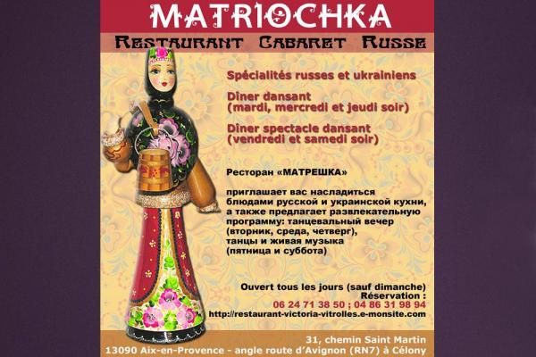 Matriochka - restaurant cabaret russe